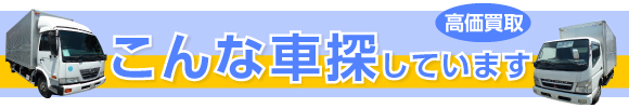 こんな車探しています