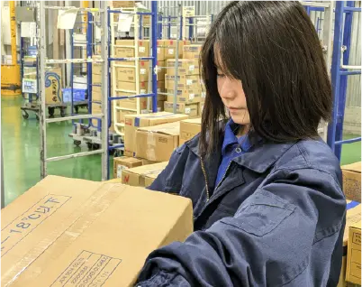 入庫・検品の写真