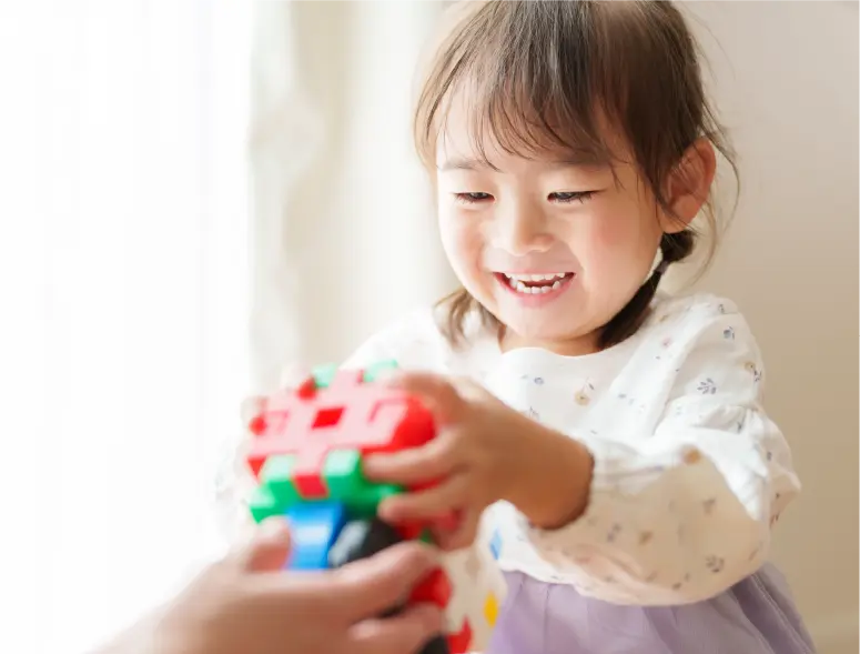 子供が笑顔の写真